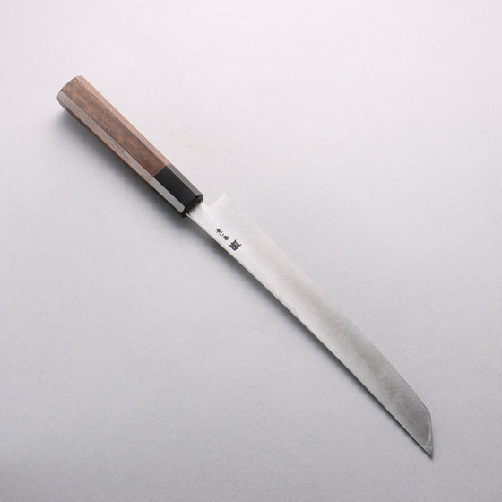 Shigeki Tanaka Blue Steel No.2 Damascus Sakimaru Takohiki 240mm Walnut Handle - Seisuke Knife