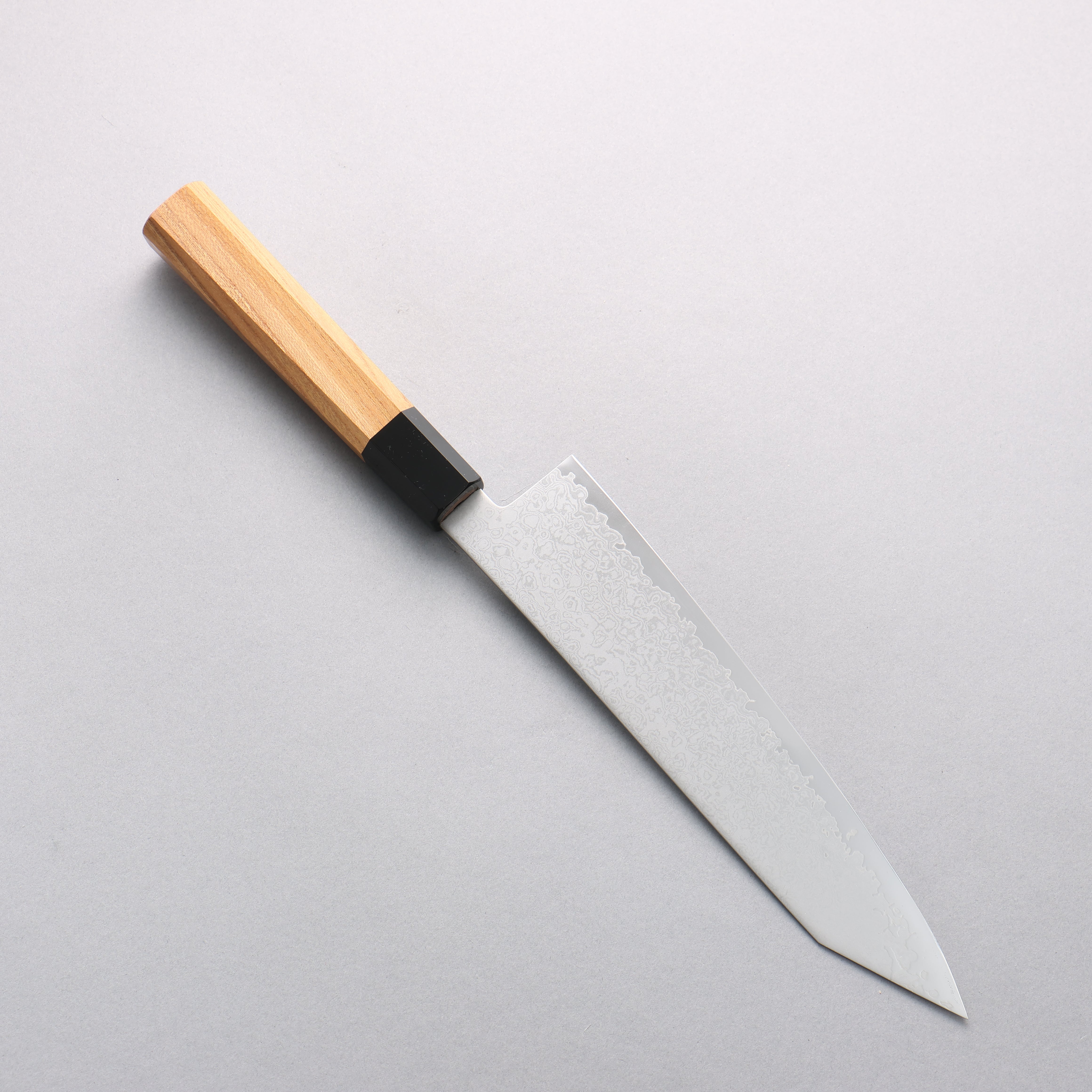 Seisuke VG10 Damascus Kiritsuke Gyuto 210mm Keyaki Elm Handle - Seisuke Knife