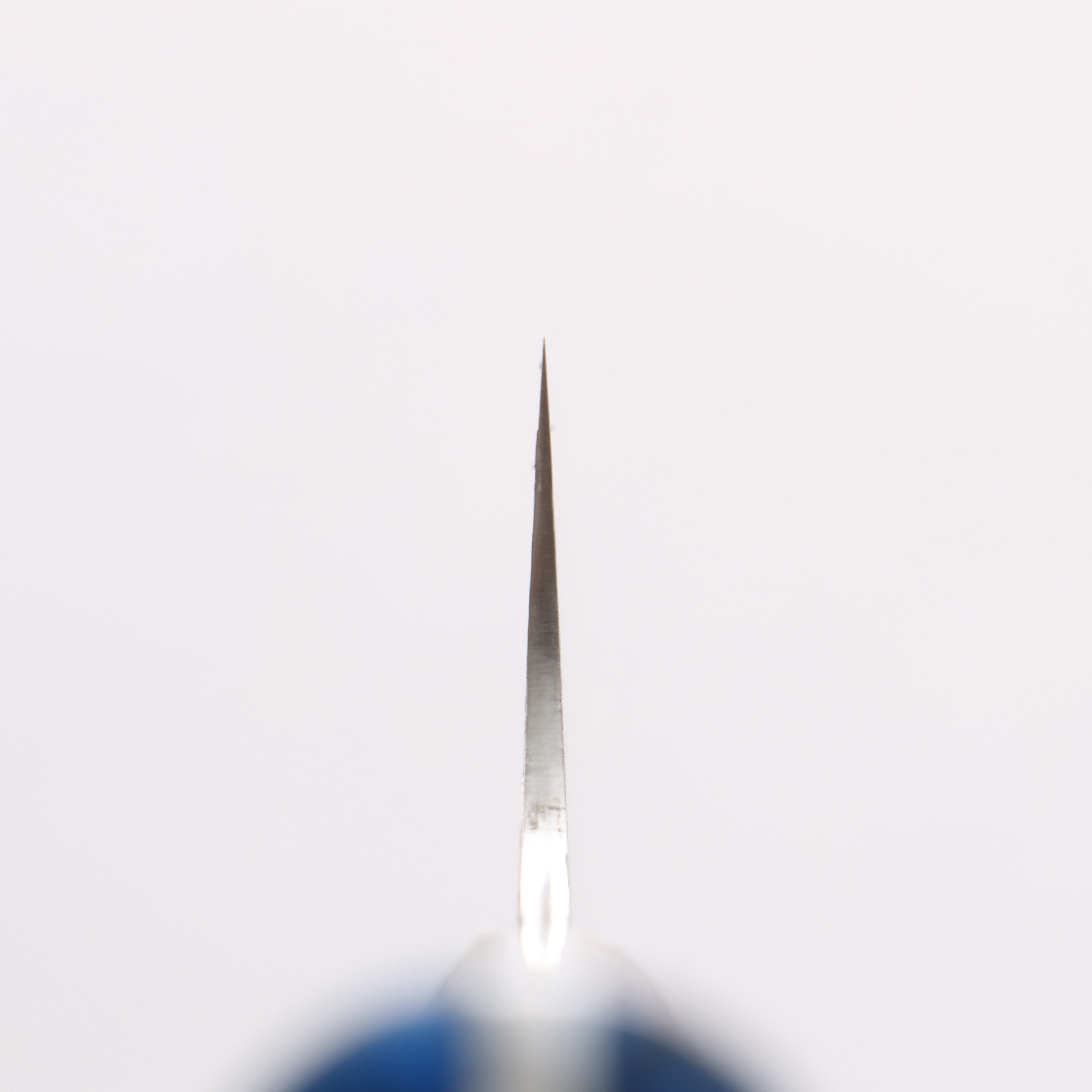 Takeshi Saji SG2 Diamond Finish Damascus Gyuto 180mm Pine Cone and Blue Acrylic Handle - Seisuke Knife