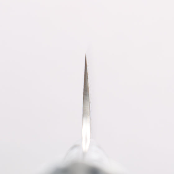 Takeshi Saji SG2 Diamond Finish Damascus Petty-Utility 150mm White Turquoise Handle - Seisuke Knife