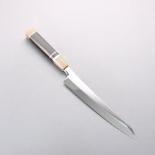  Yu Kurosaki SG2 Mirrored Finish Kiritsuke Yanagiba 210mm Ebony Wood (with 3 Silver Rings) Handle with Sheath - Seisuke Knife
