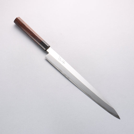 Seisuke Blue Steel Kasumitogi Yanagiba 300mm Rosewood Handle - Seisuke Knife