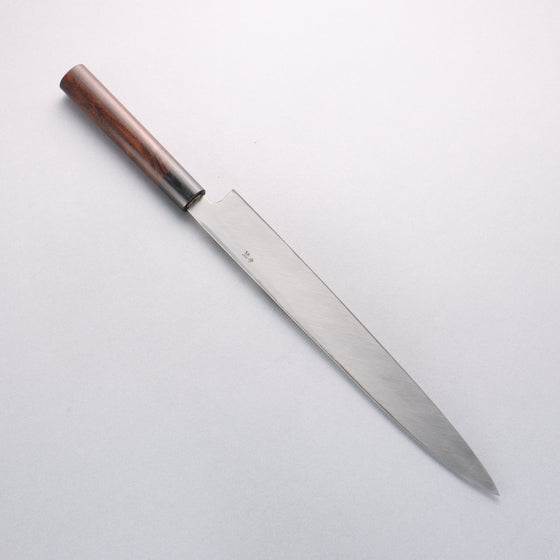 Seisuke Blue Steel Kasumitogi Yanagiba 300mm Rosewood Handle - Seisuke Knife