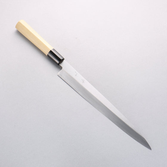 Seisuke White Steel No.2 Kasumitogi Yanagiba Magnolia Handle - Seisuke Knife