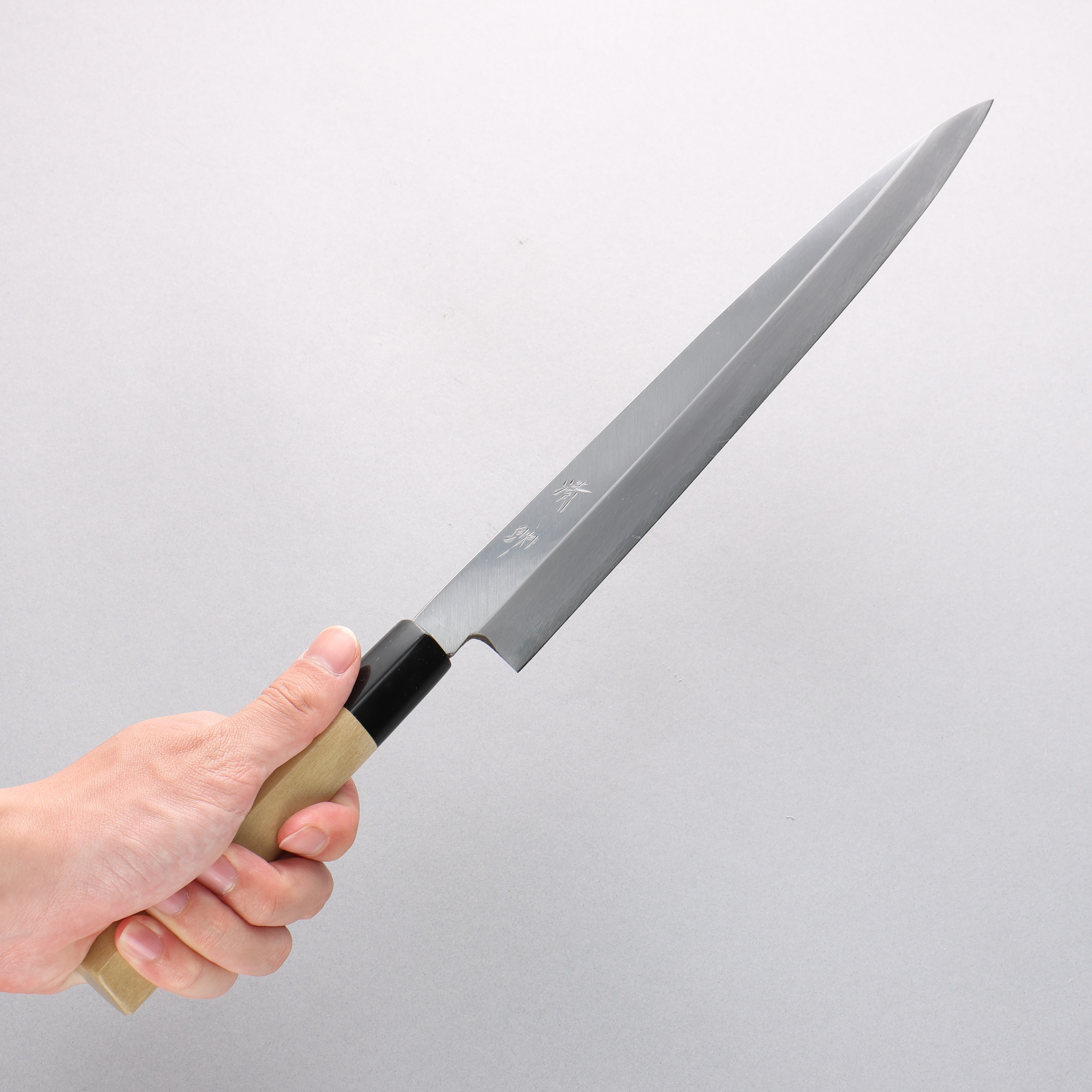Seisuke White Steel No.2 Kasumitogi Yanagiba Magnolia Handle - Seisuke Knife