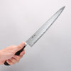 Seisuke Kagami2 AUS10 Mirrored Finish Damascus Sujihiki 240mm Brown Pakka wood Handle - Seisuke Knife - Slide 4
