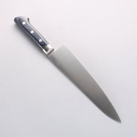 Seisuke Seiten Molybdenum Gyuto 210mm Navy blue Pakka wood Handle with Sheath - Seisuke Knife