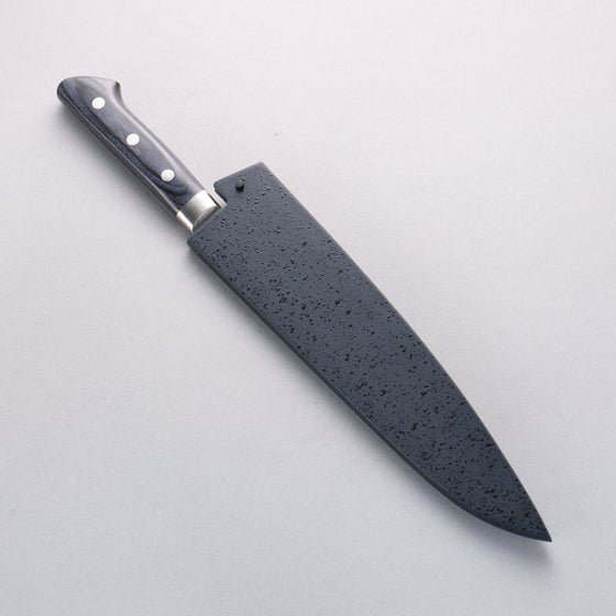Seisuke Seiten Molybdenum Gyuto 210mm Navy blue Pakka wood Handle with Sheath - Seisuke Knife