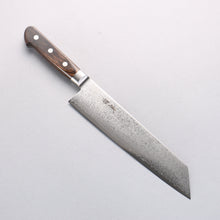  Seisuke VG10 33 Layer Mirrored Finish Damascus Kiritsuke Gyuto 210mm Brown Pakka wood Handle - Seisuke Knife