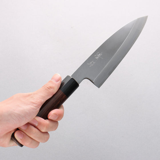 Seisuke White Steel Kasumitogi Funayuki 165mm Rosewood Handle - Seisuke Knife
