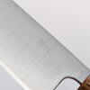 Seisuke Silver Steel No.3 Migaki Finished Santoku 165mm Oak Handle - Seisuke Knife - Slide 4