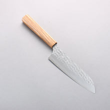  Yu Kurosaki Senko Ryu SG2 Hammered Santoku 170mm Olive tree Handle - Seisuke Knife