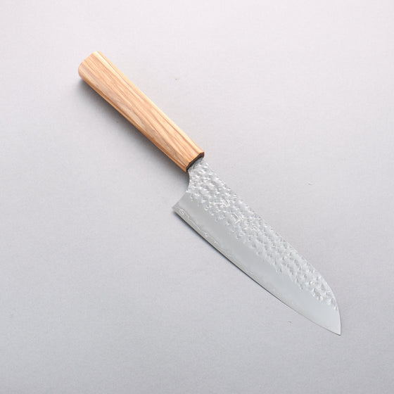 Yu Kurosaki Senko Ryu SG2 Hammered Santoku 170mm Olive tree Handle - Seisuke Knife