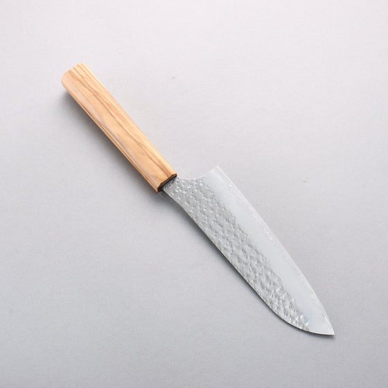 Yu Kurosaki Senko Ryu SG2 Hammered Santoku 170mm Olive tree Handle - Seisuke Knife