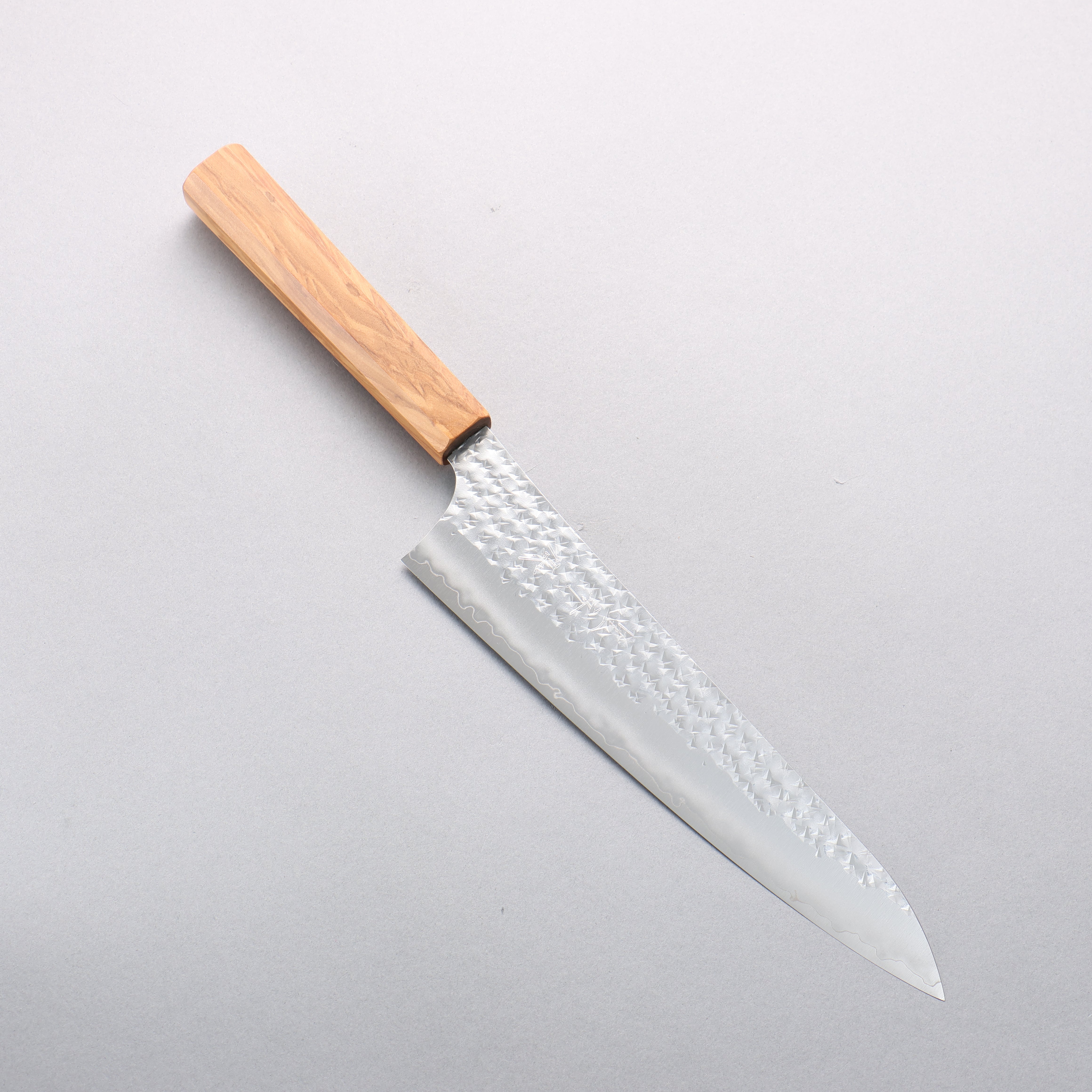 Yu Kurosaki Senko Ei SG2 Hammered Gyuto 210mm Olive tree Handle - Seisuke Knife