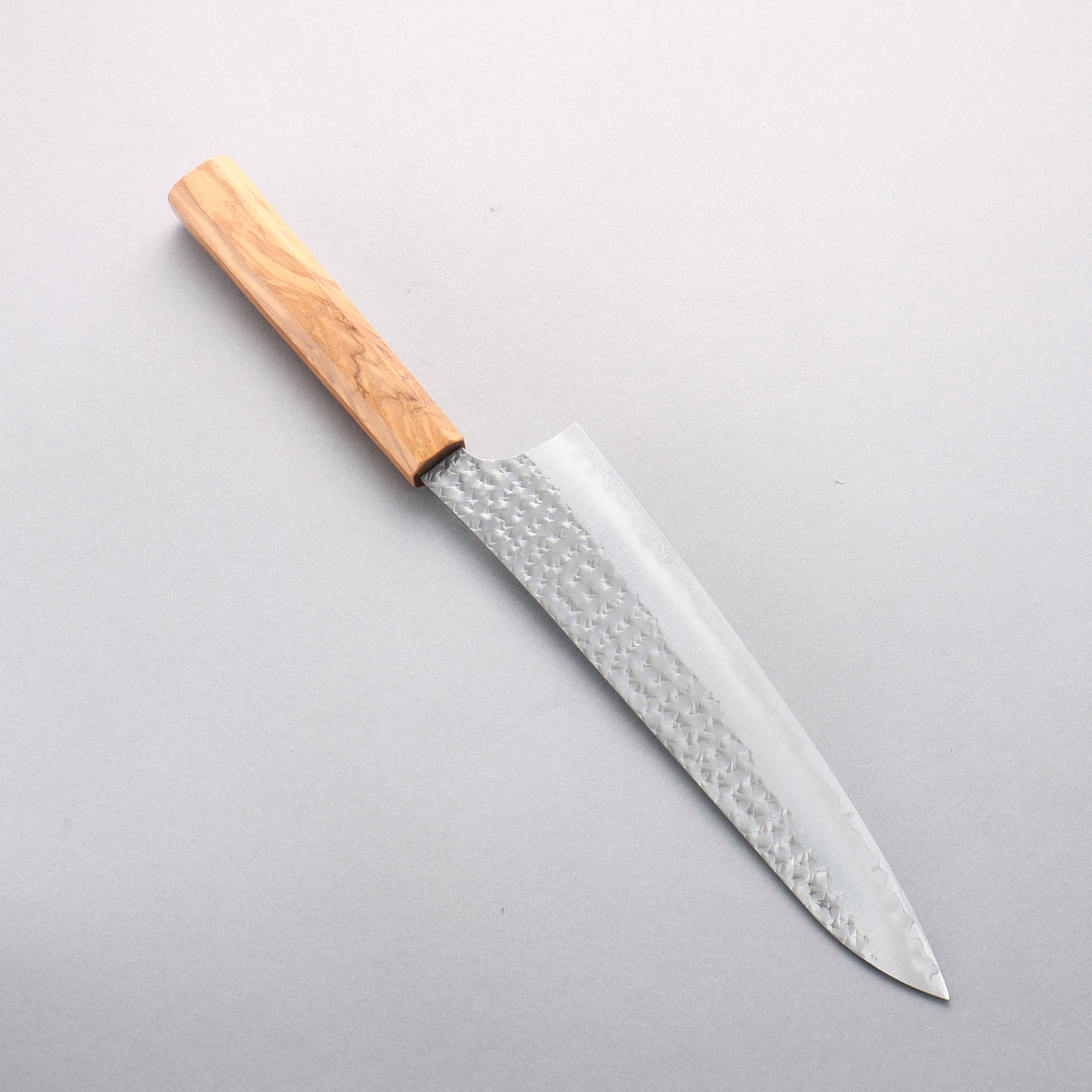 Yu Kurosaki Senko Ei SG2 Hammered Gyuto 210mm Olive tree Handle - Seisuke Knife