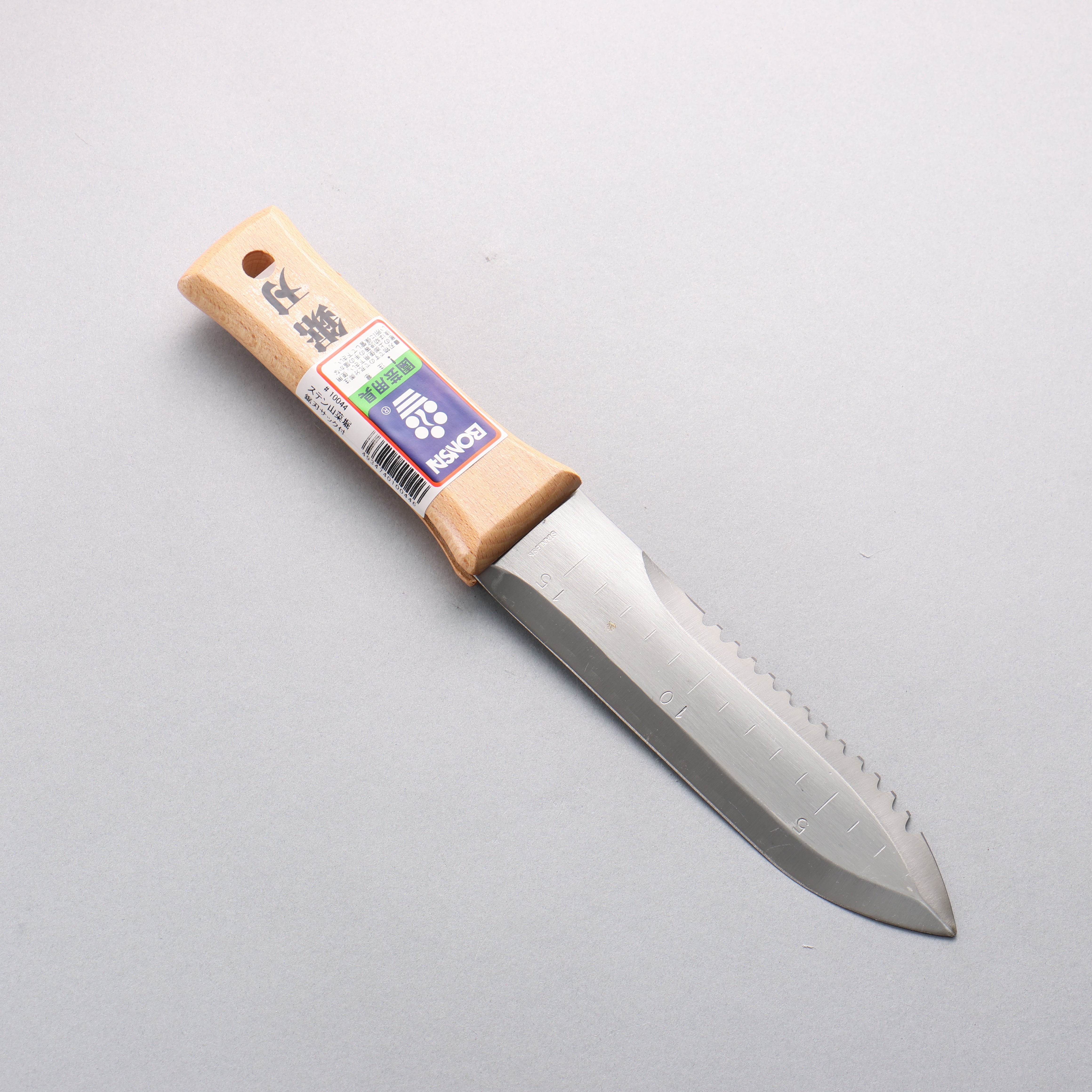 Bonsai Stainless Steel Hori Hori 170mm with Sheath - Seisuke Knife