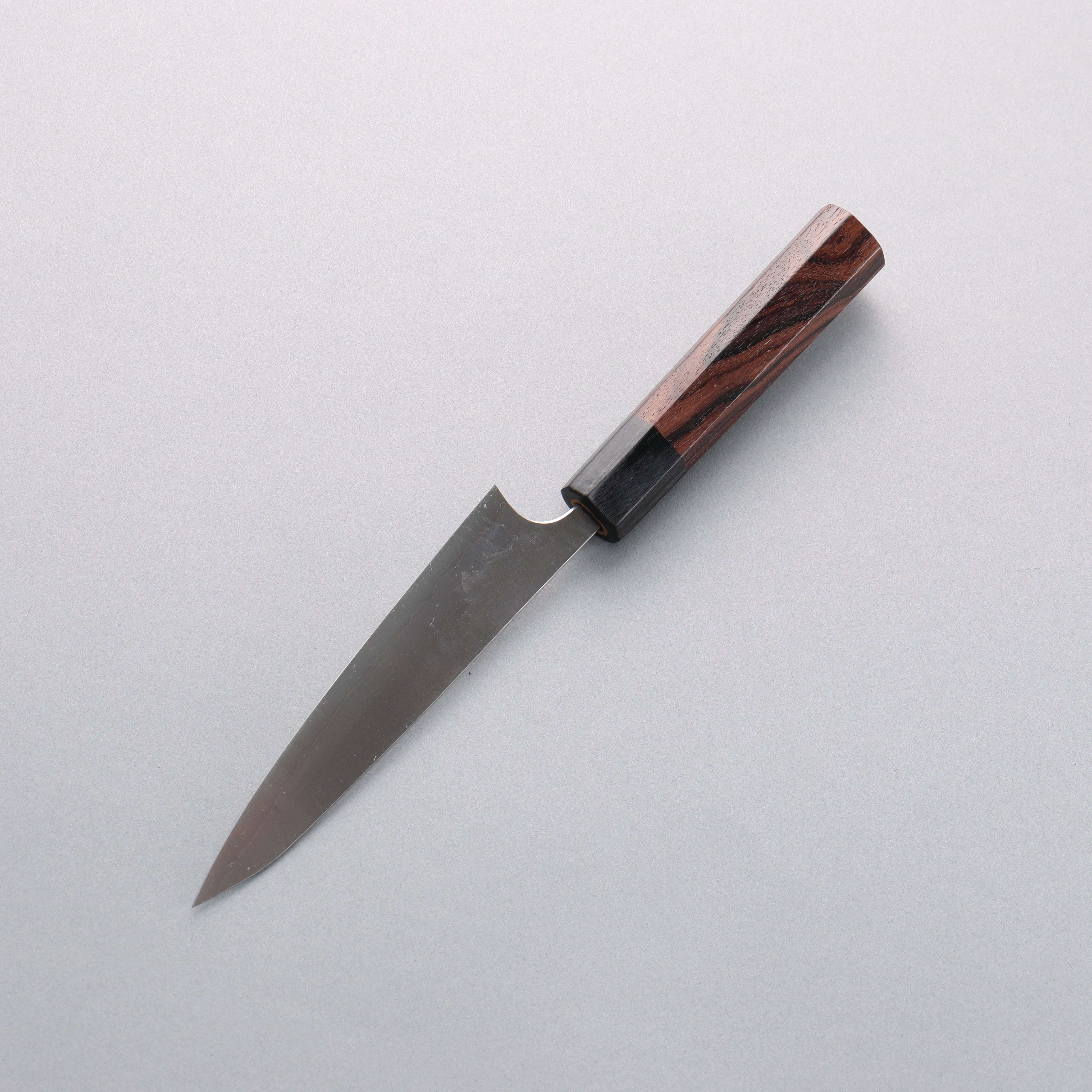 Shibata Takayuki Koutetsu Blue Super Petty-Utility 135mm Rosewood Handle - Seisuke Knife