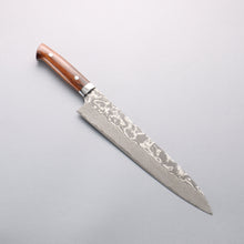  Takeshi Saji VG10 Black Damascus Gyuto 270mm Ironwood Handle - Seisuke Knife