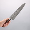 Takeshi Saji VG10 Black Damascus Gyuto 270mm Ironwood Handle - Seisuke Knife - Slide 4