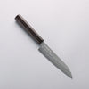 Makoto Kurosaki Coreless Hammered (Halfway) Petty-Utility 135mm Ebony Wood Handle VG2/VG10 - Seisuke Knife - Slide 1