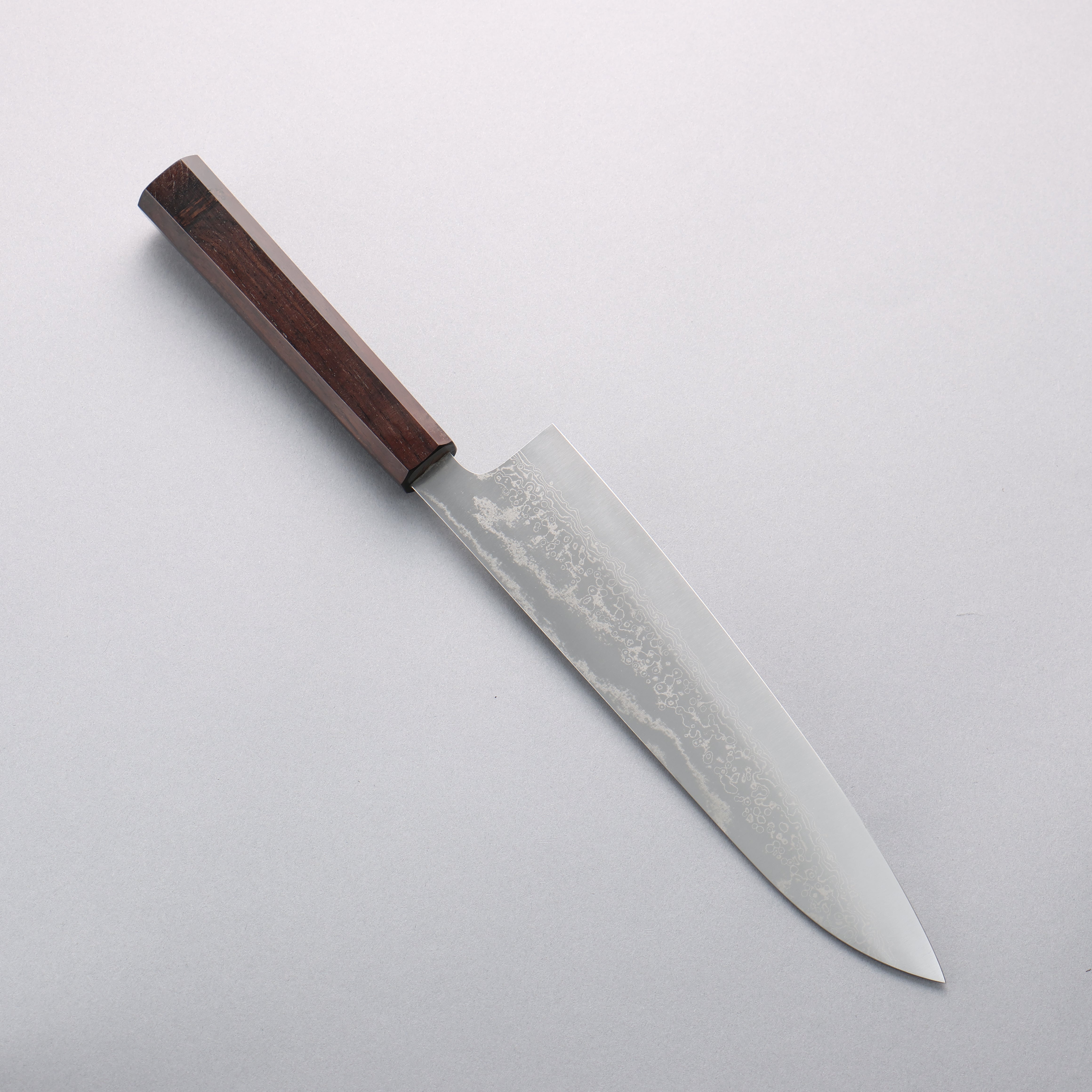 Makoto Kurosaki VG10w Damascus Gyuto 210mm Ebony Wood Handle - Seisuke Knife