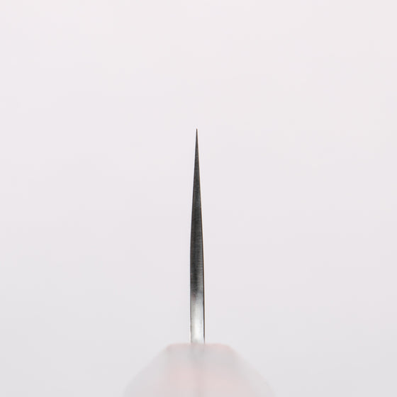 Makoto Kurosaki VG10w Damascus Gyuto 210mm Lacquered Red & Black Marble Handle - Seisuke Knife