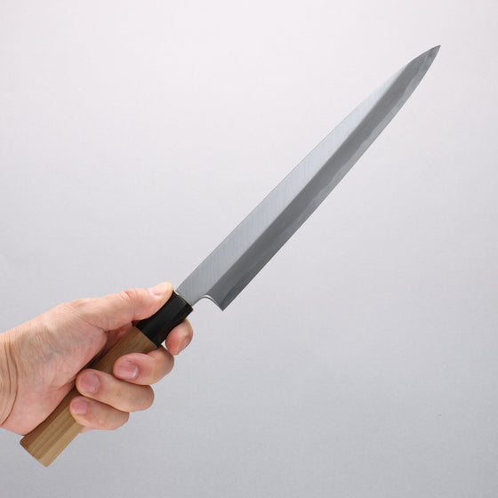 Minamoto Akitada Blue Steel No.2 Yanagiba 240mm Magnolia (Ferrule: Water Buffalo Horn) Handle - Seisuke Knife