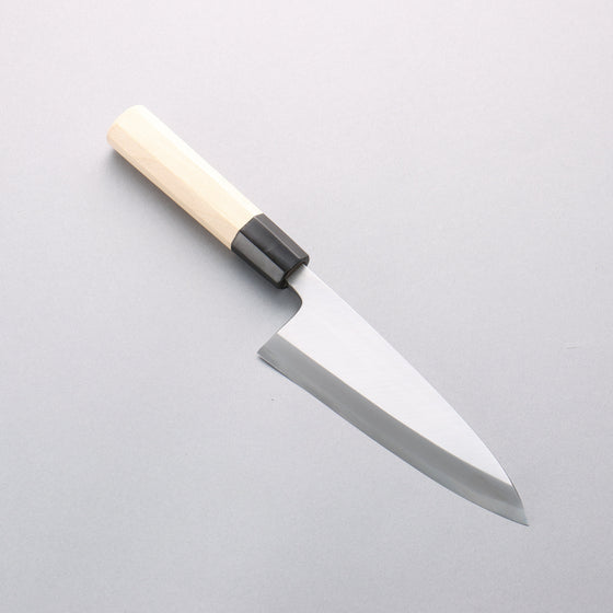Minamoto Akitada Blue Steel No.2 Aideba 150mm Magnolia (Ferrule: Water Buffalo Horn) Handle - Seisuke Knife