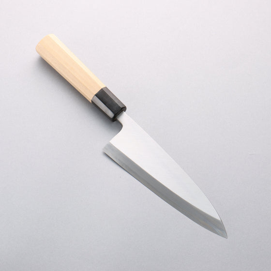 Minamoto Akitada Blue Steel No.2 Aideba 165mm Magnolia (Ferrule: Water Buffalo Horn) Handle - Seisuke Knife
