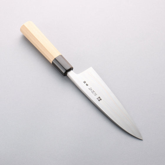 Minamoto Akitada Blue Steel No.2 Aideba 165mm Magnolia (Ferrule: Water Buffalo Horn) Handle - Seisuke Knife