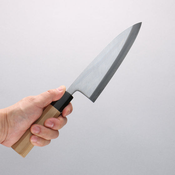 Minamoto Akitada Blue Steel No.2 Aideba 165mm Magnolia (Ferrule: Water Buffalo Horn) Handle - Seisuke Knife