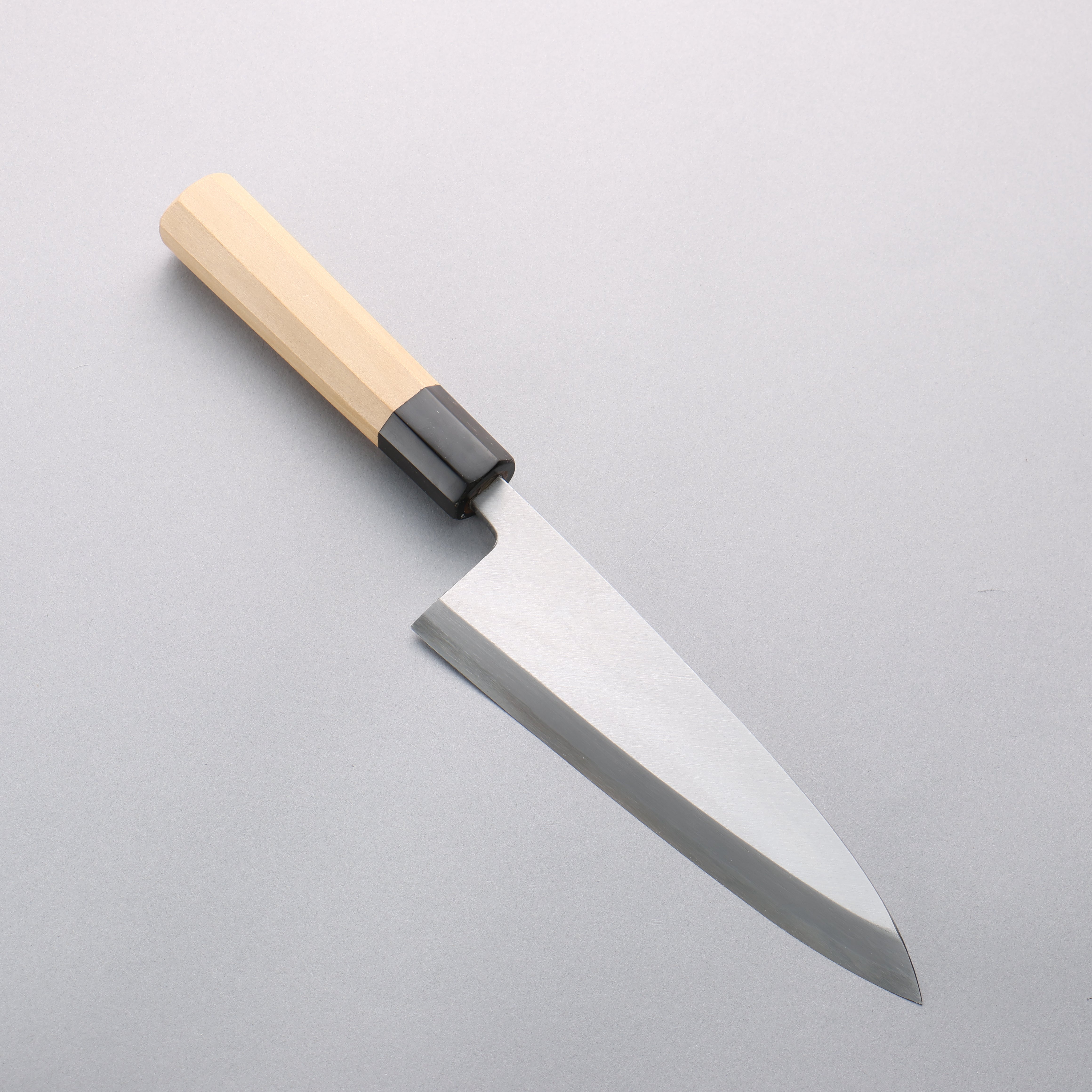 Minamoto Akitada Blue Steel No.2 Aideba 180mm Magnolia (Ferrule: Water Buffalo Horn) Handle - Seisuke Knife