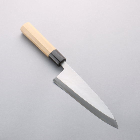 Minamoto Akitada Blue Steel No.2 Aideba 180mm Magnolia (Ferrule: Water Buffalo Horn) Handle - Seisuke Knife