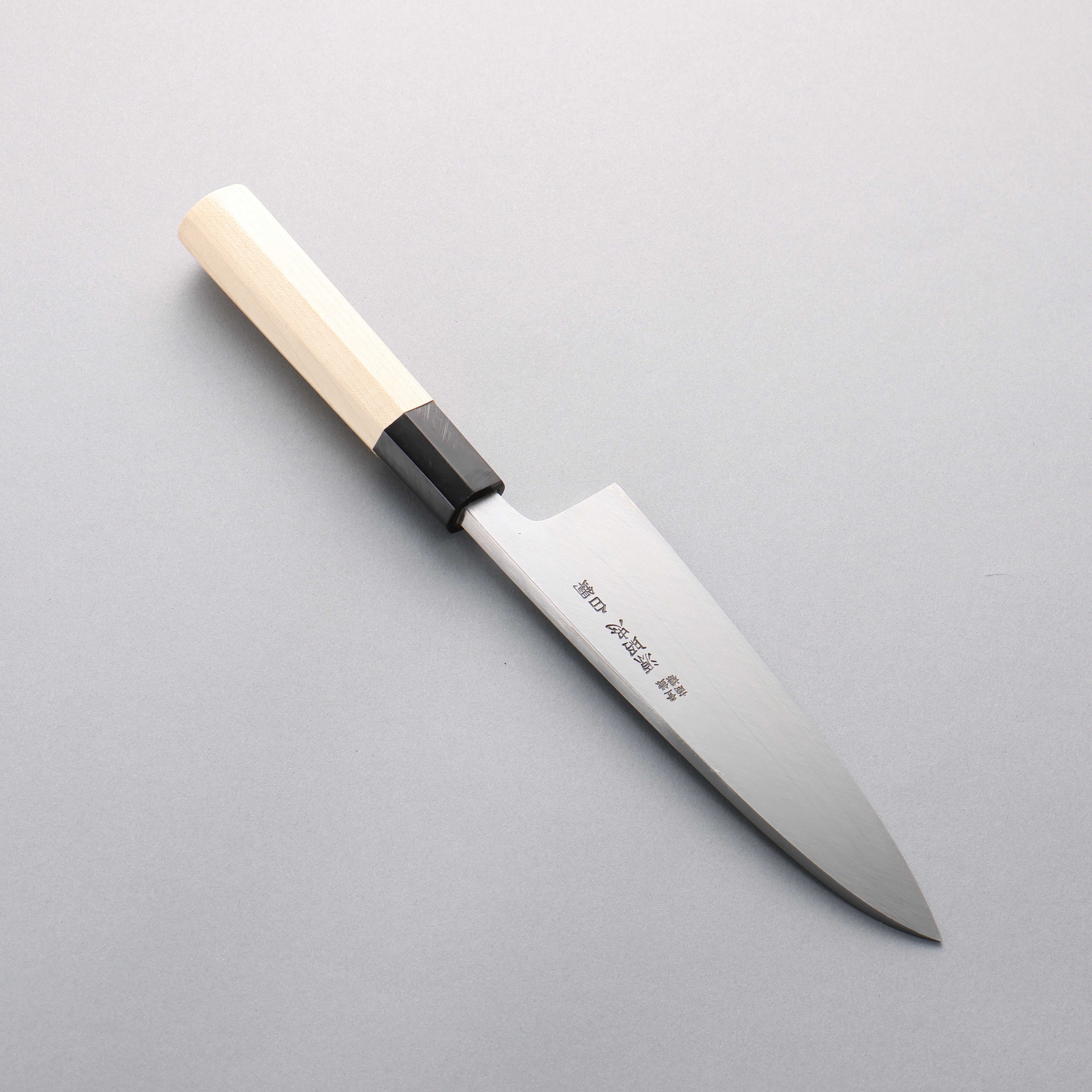 Minamoto Akitada White Steel No.2 Aideba 165mm Magnolia (Ferrule: Water Buffalo Horn) Handle - Seisuke Knife