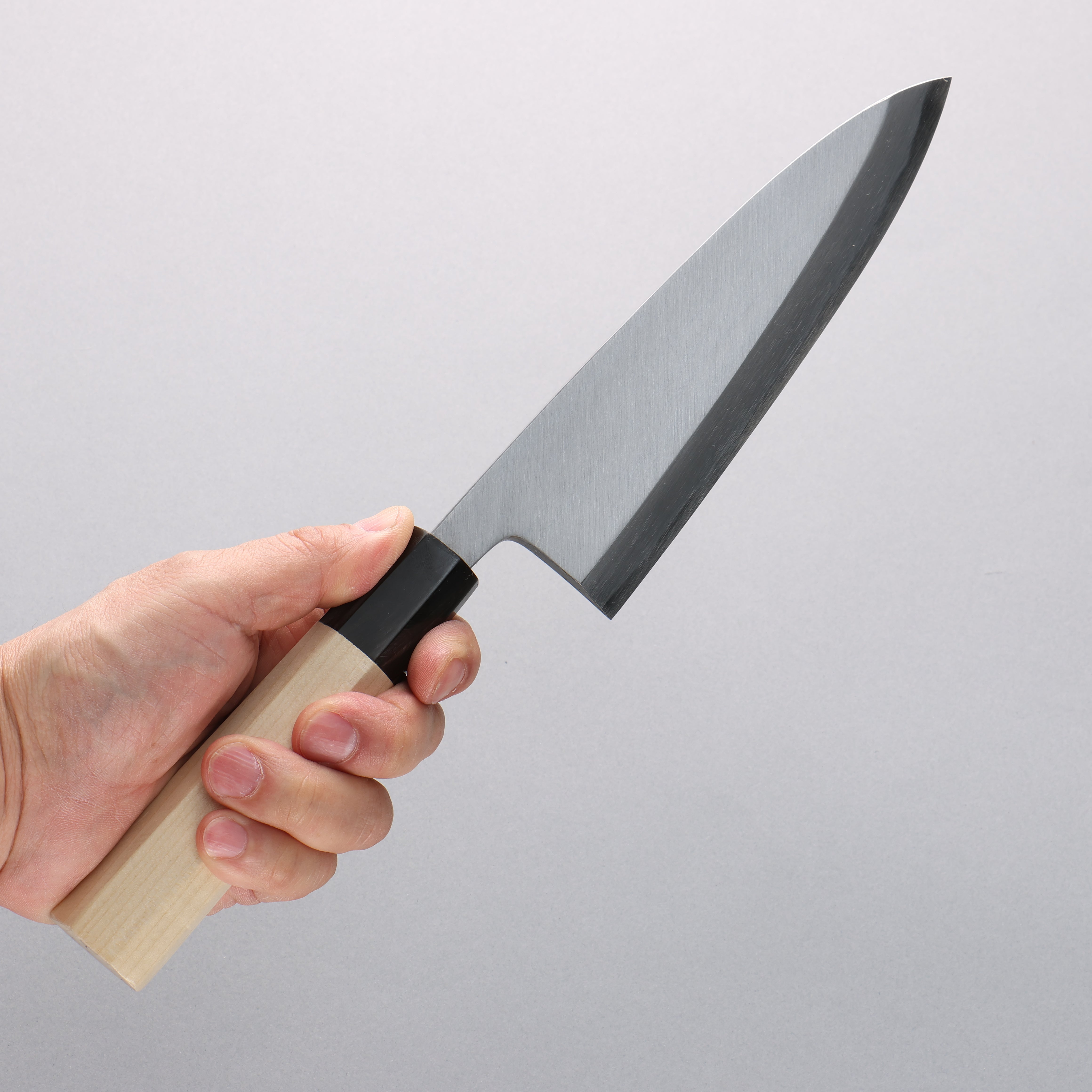 Minamoto Akitada White Steel No.2 Aideba 165mm Magnolia (Ferrule: Water Buffalo Horn) Handle - Seisuke Knife
