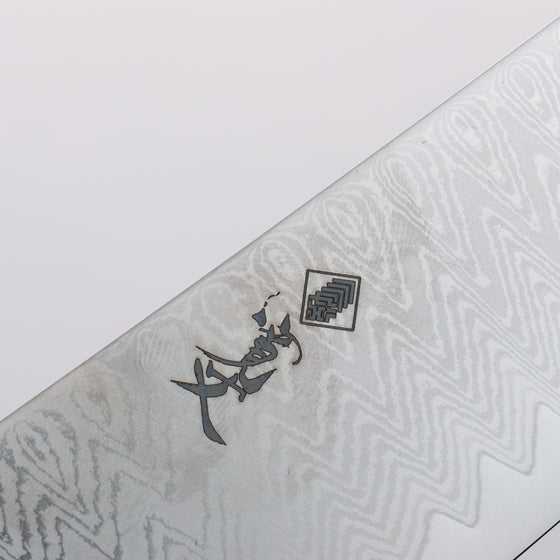 Kanjyo VG10 Damascus Gyuto 210mm Olive tree Handle - Seisuke Knife