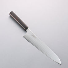  Kanjyo VG10 Damascus Gyuto 240mm Ebony Wood Handle - Seisuke Knife