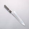Yoshimi Kato SPG STRIX Hammered (V) Gyuto 240mm Ebony (White Ring) Handle - Seisuke Knife - Slide 2