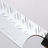 Yoshimi Kato SPG STRIX Hammered (V) Small Bunka 130mm Stabilized wood (With White ring) Handle - Seisuke Knife - Slide 4