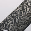 Yoshimi Kato SG2 Black Damascus Kiritsuke Gyuto 210mm Black Stabilized Wood (White Turquoise Ring) Handle - Seisuke Knife - Slide 3