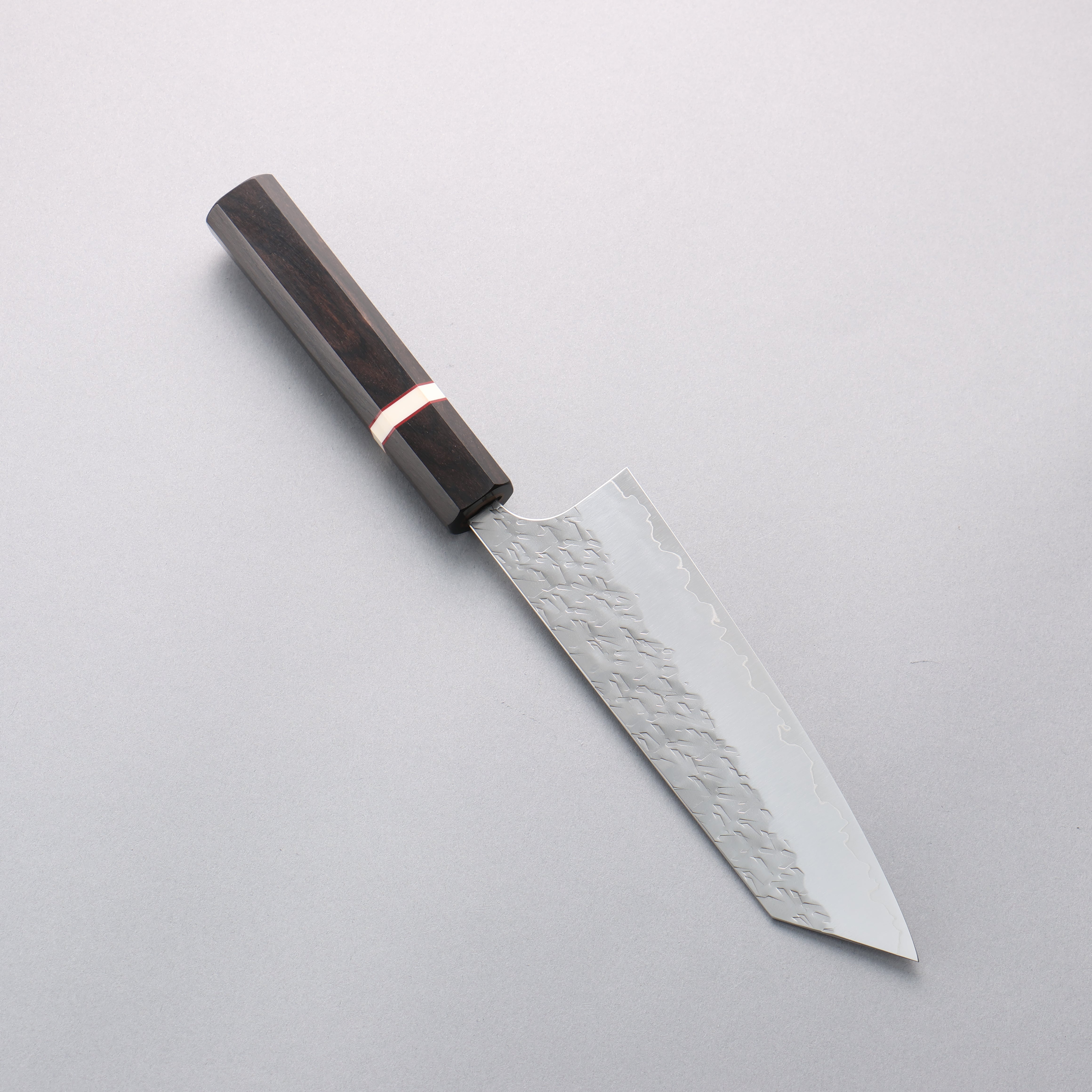 Yoshimi Kato Hyo SG2 Hammered Bunka 170mm Ebony (White Ring) Handle - Seisuke Knife