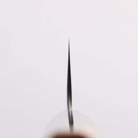 Yoshimi Kato Hyo SG2 Hammered Santoku 170mm Olive Tree and Black/White Marble Resin Handle - Seisuke Knife