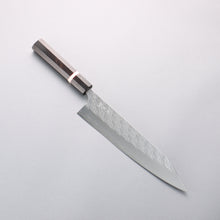  Yoshimi Kato Hyo SG2 Hammered Kiritsuke Gyuto 240mm Ebony (White Ring) Handle - Seisuke Knife