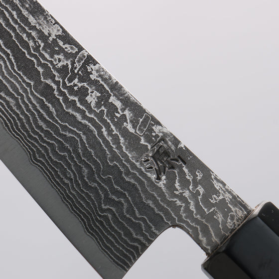 Shigeki Tanaka Harukaze SG2 Damascus Petty-Utility 135mm Walnut Handle - Seisuke Knife