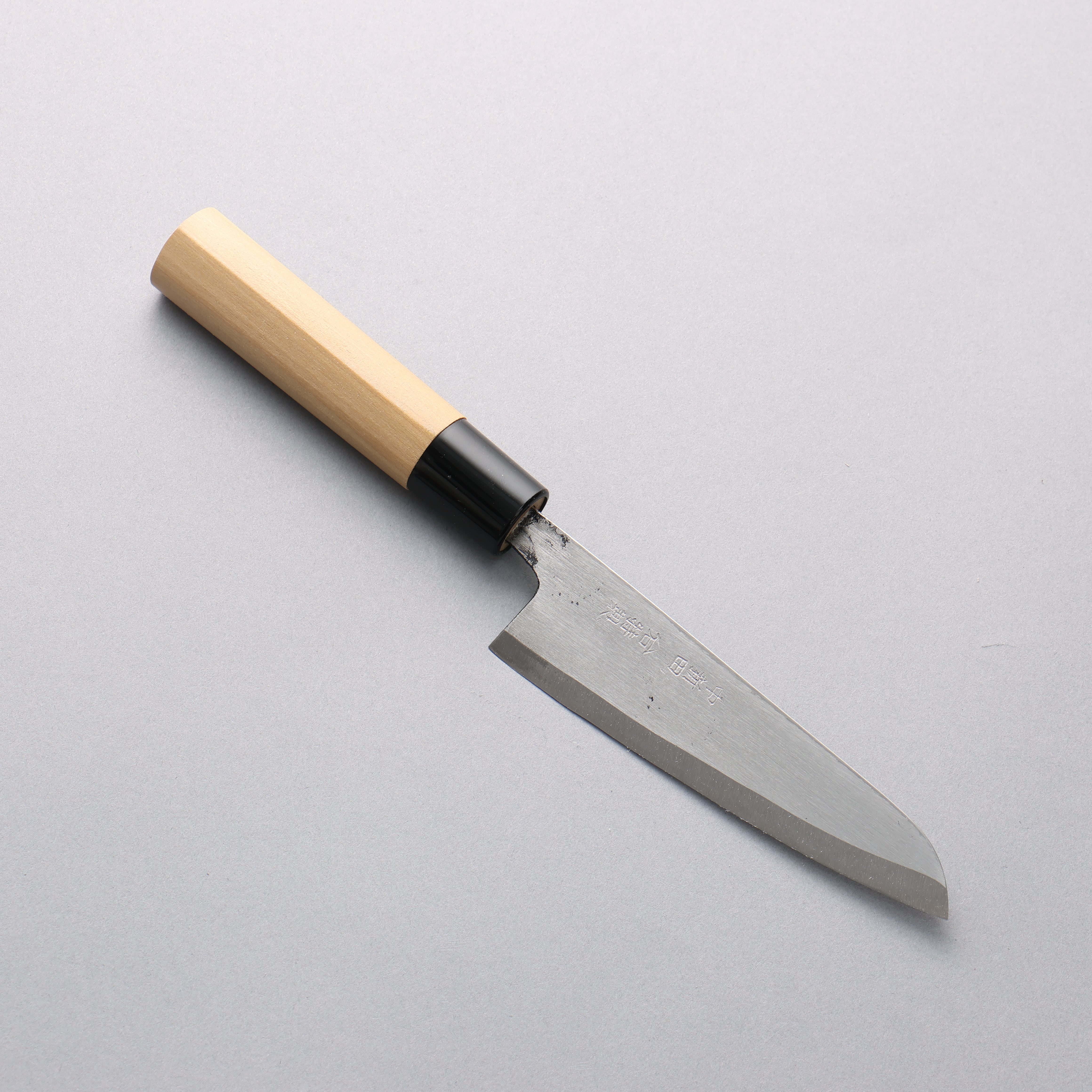 Nakaniida White Steel No.2 Migaki Finished Kawamuki 120mm Magnolia Handle - Seisuke Knife