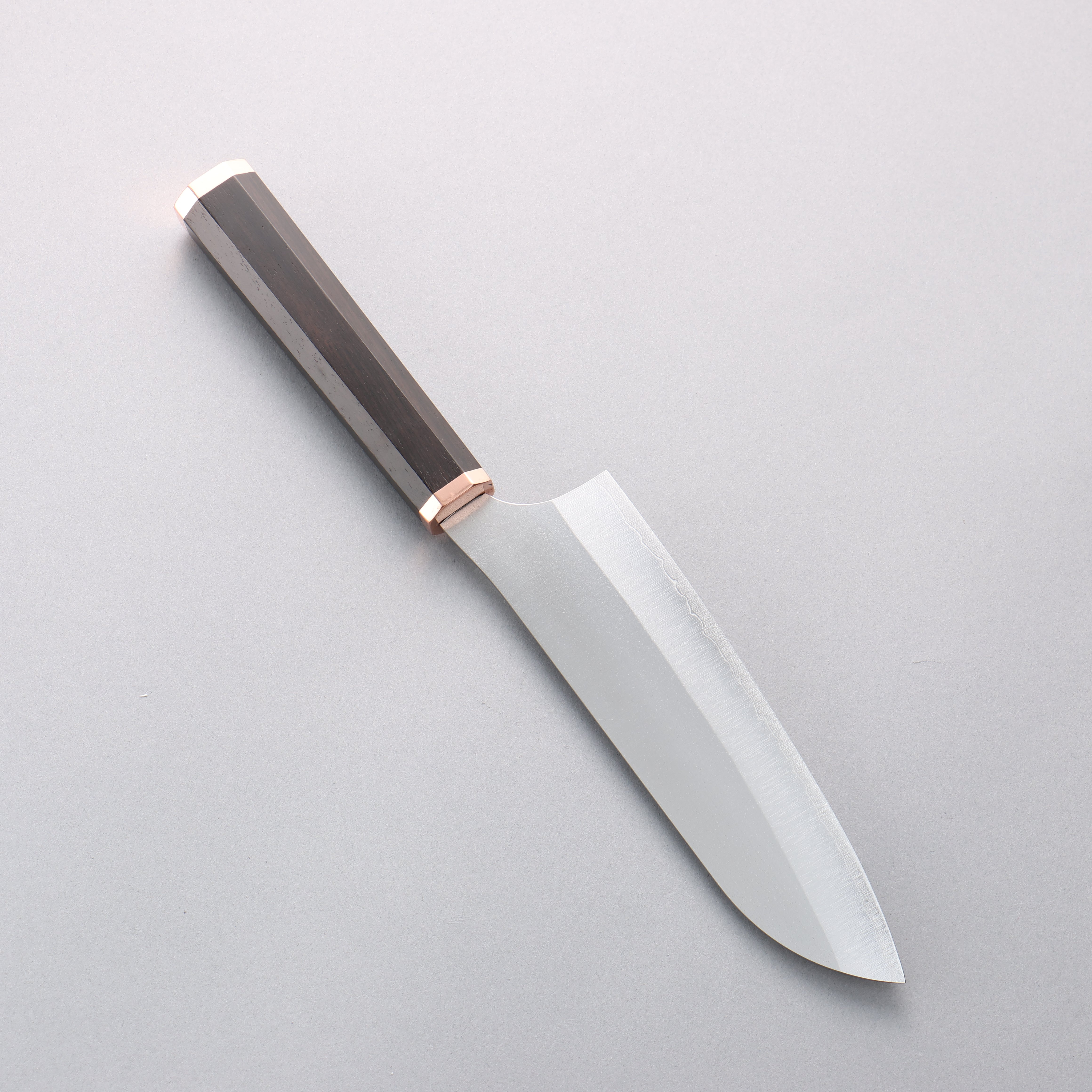 Yu Kurosaki New Gekko VG-XEOS Santoku 170mm Ebony & Copper Handle - Seisuke Knife