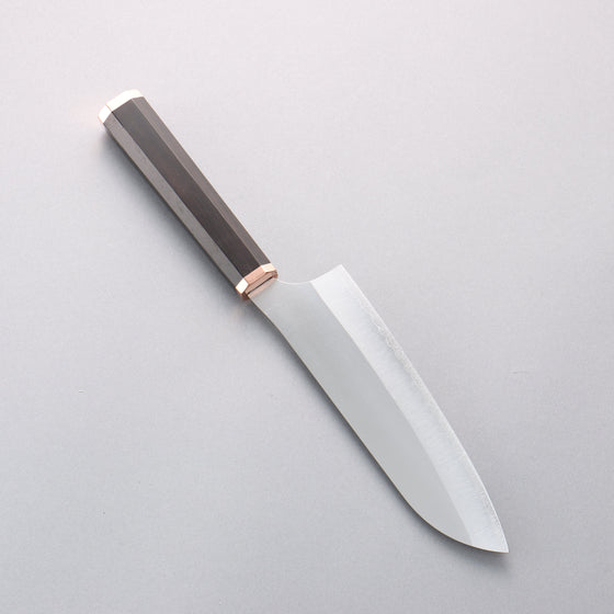 Yu Kurosaki New Gekko VG-XEOS Santoku 170mm Ebony & Copper Handle - Seisuke Knife