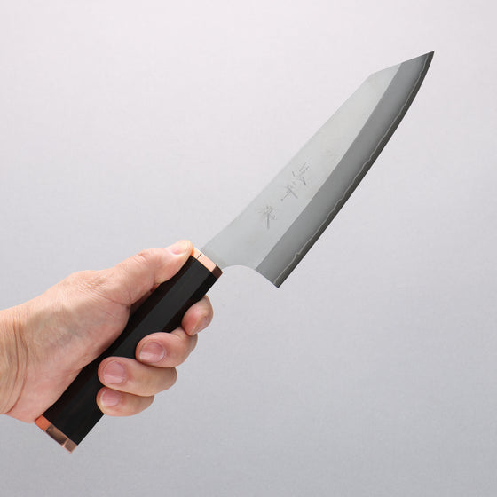 Yu Kurosaki New Gekko VG-XEOS Bunka 170mm Ebony & Copper Handle - Seisuke Knife