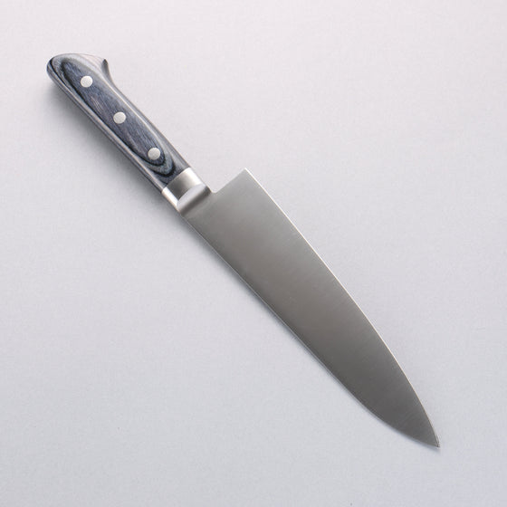 Seisuke Seiten Molybdenum Gyuto 180mm Navy blue Pakka wood Handle - Seisuke Knife